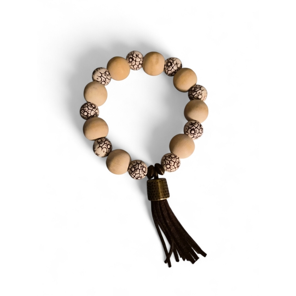 Wellness Stones ▪︎ White Howlite w/ Tassel